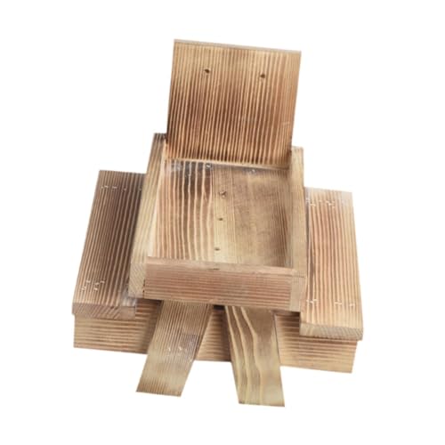 Fenteer Eichhörnchen-Futterstation, Tischfenster, Vogelfutterstation, leicht zu reinigen, hängendes Vogelhaus, Holz-Vogelfutterstation für Gartenbäume, Braun Fenteer Eichhörnchen-Futterstation, Tischfenster, Vogelfutterstation, leicht zu reinigen, hängendes Vogelhaus, Holz-Vogelfutterstation für Gartenbäume, Braun von Fenteer