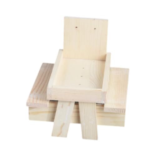 Fenteer Eichhörnchen-Futterstation, Tischfenster, Vogelfutterstation, leicht zu reinigen, hängendes Vogelhaus, Holz-Vogelfutterstation für Gartenbäume, Holz Fenteer Eichhörnchen-Futterstation, Tischfenster, Vogelfutterstation, leicht zu reinigen, hängendes Vogelhaus, Holz-Vogelfutterstation für Gartenbäume, Holz von Fenteer