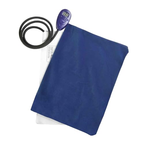 Fenteer Elektrisches beheiztes Hundebett, Haustier-Heizkissen, weich, 40 x 30 cm, Hunde-Wärmekissen, Haustier-Heizdecke für Schlafzimmer, Couch, Wohnheim von Fenteer
