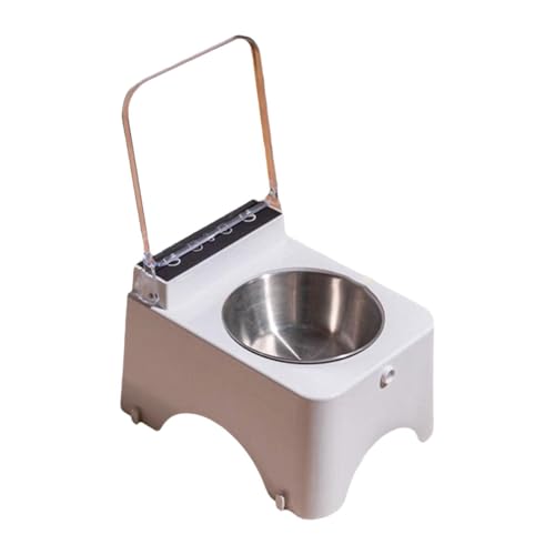 Fenteer Erhöhte Katzenschüssel Katzenfutter Hals Schutz abnehmbare Haustier Fütterung Schüssel Smart Pet Feeder Snack Behälter für Innenkatzen, Edelstahlschüssel Fenteer Erhöhte Katzenschüssel Katzenfutter Hals Schutz abnehmbare Haustier Fütterung Schüssel Smart Pet Feeder Snack Behälter für Innenkatzen, Edelstahlschüssel von Fenteer