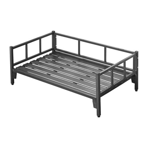 Fenteer Erhöhtes Hundebett, Haustierbedarf, bequem, für den Innenbereich, vielseitig, Geschenke, für den Außenbereich, verstellbare Höhe, robuste, rutschfeste, Schwarz Fenteer Erhöhtes Hundebett, Haustierbedarf, bequem, für den Innenbereich, vielseitig, Geschenke, für den Außenbereich, verstellbare Höhe, robuste, rutschfeste, Schwarz von Fenteer