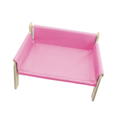Fenteer Erhöhtes Katzenbett, Katzenruhe, Hängematte, Katzenstuhl, Katzenmöbel, Bett, Katzenhängematte, Bett für kleine und mittelgroße Katzen, Kaninchen, ROSA Fenteer Erhöhtes Katzenbett, Katzenruhe, Hängematte, Katzenstuhl, Katzenmöbel, Bett, Katzenhängematte, Bett für kleine und mittelgroße Katzen, Kaninchen, ROSA von Fenteer