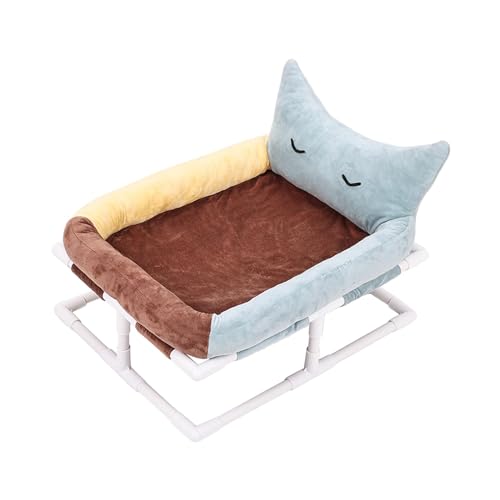 Fenteer Erhöhtes Katzenbett, Zwingerunterlage, rutschfest, warm, weich, Nester, Katzenschlafbett, erhöhtes Katzenbett für Stühle im Freien, Sofas, Sofas im, braun Fenteer Erhöhtes Katzenbett, Zwingerunterlage, rutschfest, warm, weich, Nester, Katzenschlafbett, erhöhtes Katzenbett für Stühle im Freien, Sofas, Sofas im, braun von Fenteer