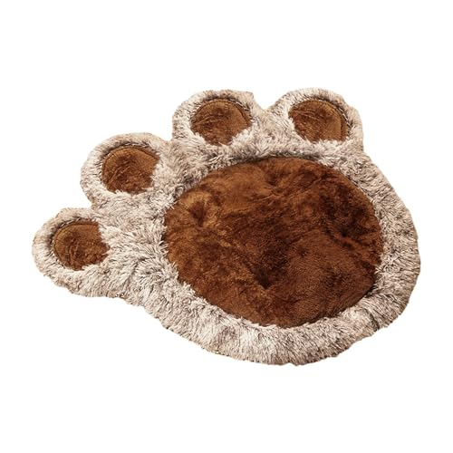 Fenteer Flaches Bärentatzen-Hundebett, Katzenschlafbett, Warmer waschbarer Zwinger, Bequeme Katzenbettmatte, Haustierkissenbett für Böden, Betten, Sofas, Braun L Fenteer Flaches Bärentatzen-Hundebett, Katzenschlafbett, Warmer waschbarer Zwinger, Bequeme Katzenbettmatte, Haustierkissenbett für Böden, Betten, Sofas, Braun L von Fenteer