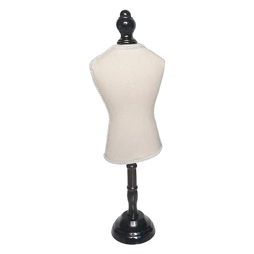 Fenteer Form Schaufensterpuppe Mini Puppenkleid Rack Ausstellsstand Büste Mode Ausstellsstand für Haustierkleid Miniatur, Braun M Nicht anhebbar von Fenteer