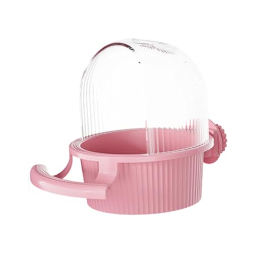 Fenteer Futternapf für Vögel mit Sitzstange, wasserdichter Futterspender für Vogelkäfige, Rosa Fenteer Futternapf für Vögel mit Sitzstange, wasserdichter Futterspender für Vogelkäfige, Rosa von Fenteer
