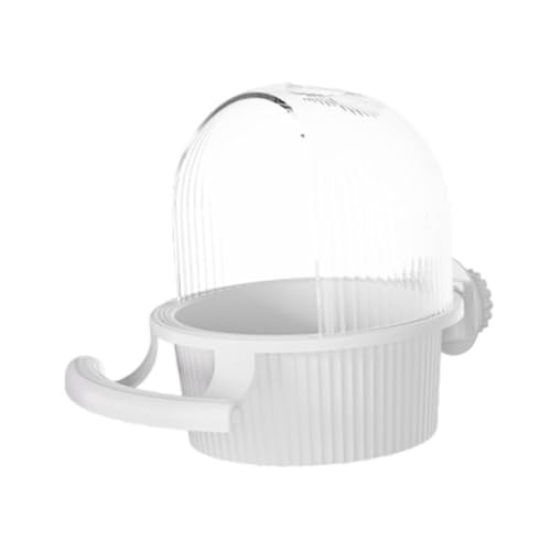 Fenteer Futternapf für Vögel mit Sitzstange, wasserdichter Futterspender für Vogelkäfige, Weiß Fenteer Futternapf für Vögel mit Sitzstange, wasserdichter Futterspender für Vogelkäfige, Weiß von Fenteer