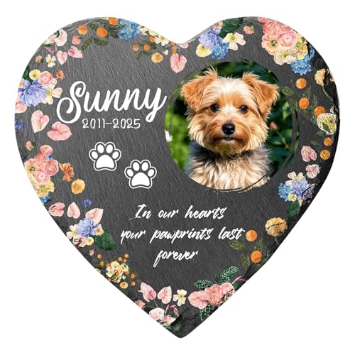 Fenteer Gedenkgarten Stein Temporärer Grabmarker für Katzenliebhaber 6 Zoll Erinnerung Hund, Heart Style E Fenteer Gedenkgarten Stein Temporärer Grabmarker für Katzenliebhaber 6 Zoll Erinnerung Hund, Heart Style E von Fenteer