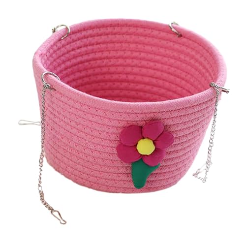 Fenteer Hängematte für Kleintiere, zum Aufhängen, Rattenbett, Korb, Nutztierhaus, Mäuse, Schlafnest, Käfigzubehör für den Heimgebrauch, Hinterhof-Hamster, Rosa Fenteer Hängematte für Kleintiere, zum Aufhängen, Rattenbett, Korb, Nutztierhaus, Mäuse, Schlafnest, Käfigzubehör für den Heimgebrauch, Hinterhof-Hamster, Rosa von Fenteer