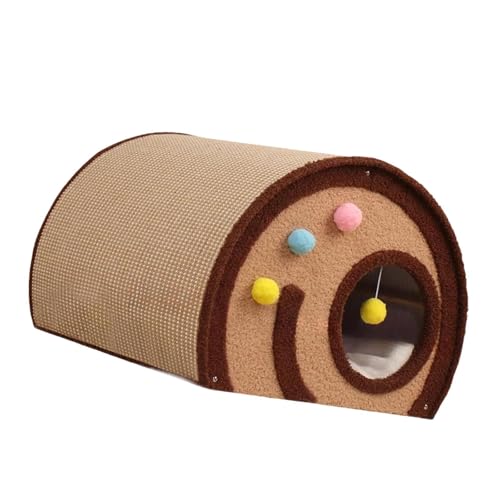 Fenteer Halbgeschlossenes Katzennest, Haustierbett, für alle Jahreszeiten, bequem, waschbar, abnehmbares Katzenbett, Schlafhaus, Versteck für kleine Hunde, Fenteer Halbgeschlossenes Katzennest, Haustierbett, für alle Jahreszeiten, bequem, waschbar, abnehmbares Katzenbett, Schlafhaus, Versteck für kleine Hunde, von Fenteer