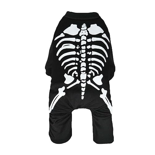 Fenteer Halloween-Kostüm für Hundeskelett, Bekleidung, Overall, dekoratives Halloween-Kostüm für Haustiere, Cosplay-Outfit für Schönheitswettbewerbe, Hunde, l Fenteer Halloween-Kostüm für Hundeskelett, Bekleidung, Overall, dekoratives Halloween-Kostüm für Haustiere, Cosplay-Outfit für Schönheitswettbewerbe, Hunde, l von Fenteer