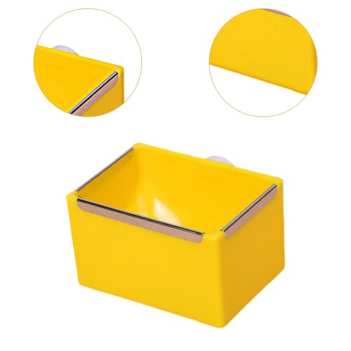 Fenteer Hamster Food Bowl Kleine Tierfutter Schüssel Innenstabile Multifunktion Hasenfuttermittelgericht für Hamstermäuse Ratten Kaninchen Kaninchen, Gelb Fenteer Hamster Food Bowl Kleine Tierfutter Schüssel Innenstabile Multifunktion Hasenfuttermittelgericht für Hamstermäuse Ratten Kaninchen Kaninchen, Gelb von Fenteer