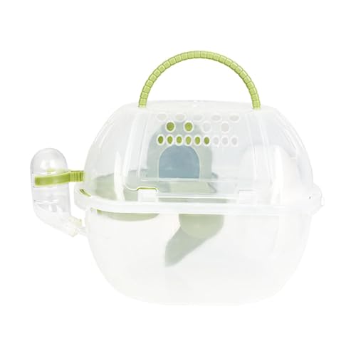 Fenteer Hamster-Reisekäfig, Haustier-Ausgehkäfig, Meerschweinchenkäfig, Hamster-Zubehör, großer Kleintier-Tragekäfig für Eichhörnchen, GrÜn Fenteer Hamster-Reisekäfig, Haustier-Ausgehkäfig, Meerschweinchenkäfig, Hamster-Zubehör, großer Kleintier-Tragekäfig für Eichhörnchen, GrÜn von Fenteer