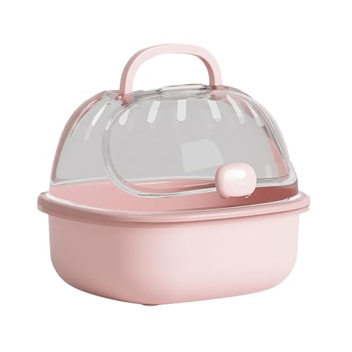 Fenteer Hamster-Tragetasche, Hamster-Reisetasche mit Wasserflasche, Habitat-Kleintier-Tragekäfig für Kleintiere, Eichhörnchen, Rosa Fenteer Hamster-Tragetasche, Hamster-Reisetasche mit Wasserflasche, Habitat-Kleintier-Tragekäfig für Kleintiere, Eichhörnchen, Rosa von Fenteer