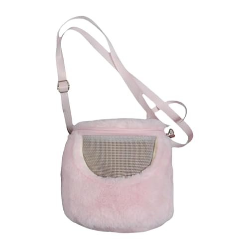 Fenteer Hamster-Tragetasche, Reise-Handtasche, Habitat, warm, tragbar, ausgehende Tragetasche, Käfig, kleine Haustier-Reisetasche für Golden Bear Igel, Rosa Fenteer Hamster-Tragetasche, Reise-Handtasche, Habitat, warm, tragbar, ausgehende Tragetasche, Käfig, kleine Haustier-Reisetasche für Golden Bear Igel, Rosa von Fenteer