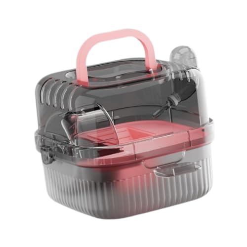 Fenteer Hamsterkäfig mit 2 Ebenen, kompakter, tragbarer, vielseitiger Kleintierkäfig, Hamsterkäfig für Kurzkopfgleitbeutler, Kaninchen, Meerschweinchen, Rosa Fenteer Hamsterkäfig mit 2 Ebenen, kompakter, tragbarer, vielseitiger Kleintierkäfig, Hamsterkäfig für Kurzkopfgleitbeutler, Kaninchen, Meerschweinchen, Rosa von Fenteer