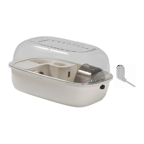 Fenteer Hamsterkäfig mit Zubehör, Hamsterhabitat, tragbar, belüftet, atmungsaktiv, Kleintierkäfig, Haus für Kleintiere, Mäuse von Fenteer