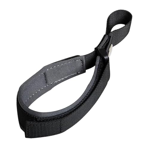 Fenteer Handgelenkschlaufe für Hundeleine, Armband verhindert Herunterfallen der Leine, 50 cm, tragbarer kurzer Haltegriff für Hunde im Hinterhof und, Grau Fenteer Handgelenkschlaufe für Hundeleine, Armband verhindert Herunterfallen der Leine, 50 cm, tragbarer kurzer Haltegriff für Hunde im Hinterhof und, Grau von Fenteer