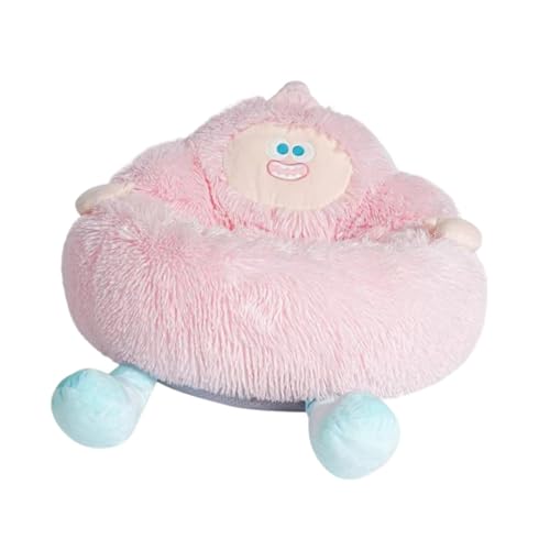 Fenteer Haustier-Katzen-Hundebett, Hundesofabett, bequemes, gemütliches Zwinger-Haustierkissen, warme Katzenbetten für Hauskatzen, Haustierbett für kleine und, Rosa, L Fenteer Haustier-Katzen-Hundebett, Hundesofabett, bequemes, gemütliches Zwinger-Haustierkissen, warme Katzenbetten für Hauskatzen, Haustierbett für kleine und, Rosa, L von Fenteer