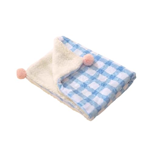Fenteer Haustierdecke, Hundebettmatte, waschbar, vielseitig einsetzbar, tragbares Haustier-Schlafkissen, Zwingerunterlage für Hauskatzen und kleine Hunde, Blau, M Fenteer Haustierdecke, Hundebettmatte, waschbar, vielseitig einsetzbar, tragbares Haustier-Schlafkissen, Zwingerunterlage für Hauskatzen und kleine Hunde, Blau, M von Fenteer