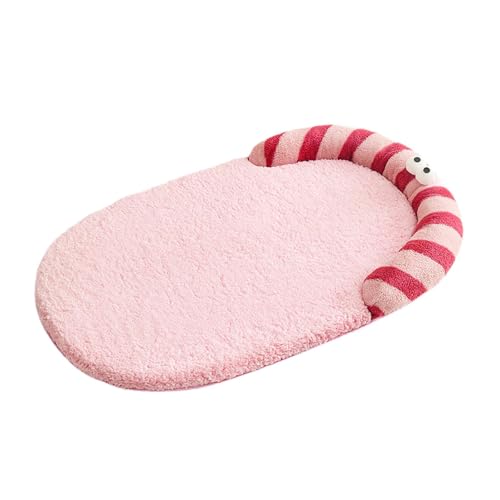 Fenteer Haustiermatte Schlaf Warmes Katzenkissen mit Kissen Waschbare Katzenunterlage Hundebett Kistenmatratze für Hunde Welpen Kätzchen Heimkatzen, Pink L Fenteer Haustiermatte Schlaf Warmes Katzenkissen mit Kissen Waschbare Katzenunterlage Hundebett Kistenmatratze für Hunde Welpen Kätzchen Heimkatzen, Pink L von Fenteer