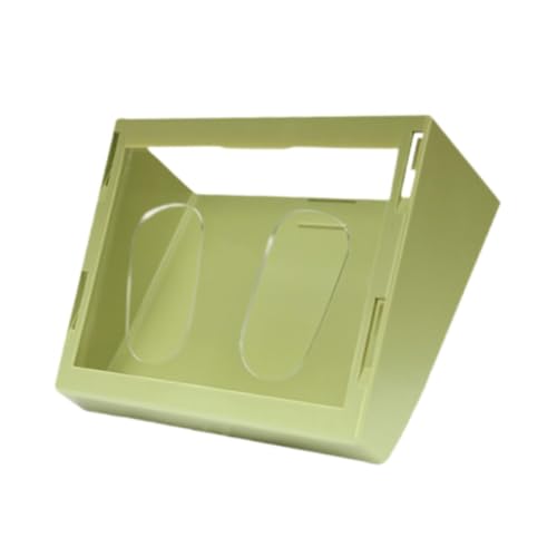 Fenteer Heuheiz für Kaninchen Kleiner Tier Heukribne, große Kapazität, Lebensmittelspender Bunny Hay Feeder Rack für Chinchillas Pet Bunny, GrÜn von Fenteer
