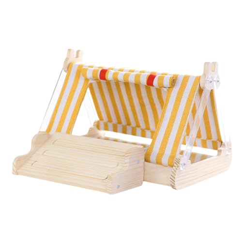 Fenteer Hölzerne Versteckhütte für Meerschweinchen, Sommerbedarf mit Treppe, waschbares Kleintierbett, Sommerunterschlupf für Eichhörnchen, Ratten Fenteer Hölzerne Versteckhütte für Meerschweinchen, Sommerbedarf mit Treppe, waschbares Kleintierbett, Sommerunterschlupf für Eichhörnchen, Ratten von Fenteer