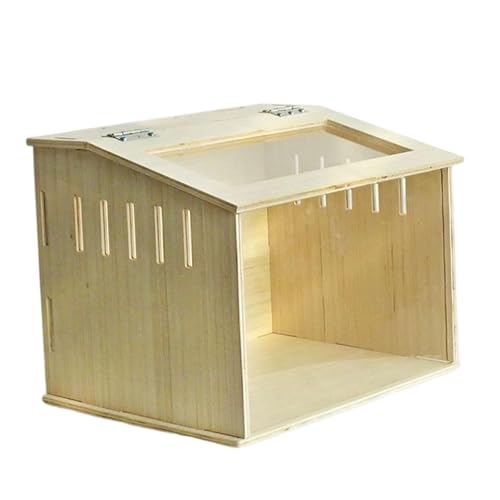 Fenteer Hölzerner Hamsterkäfig, Küken-Brutkasten, Oben zu öffnen, Hamsterhabitat, Hühnerzuchtkasten für Mäuse, Rennmäuse, Reptilien, Chinchillas, 40cmx30cmx30cm Fenteer Hölzerner Hamsterkäfig, Küken-Brutkasten, Oben zu öffnen, Hamsterhabitat, Hühnerzuchtkasten für Mäuse, Rennmäuse, Reptilien, Chinchillas, 40cmx30cmx30cm von Fenteer