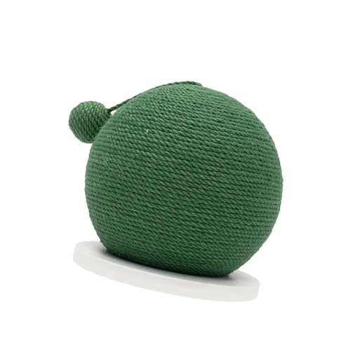 Fenteer Holz-Kratzspielzeug, Katzenkratzball, Katzenspielzeug, verschleißfester Sisal-Katzenfangball, Katzen-Sisalball für kleine Haustiere, Katzen, Weiße Basis Fenteer Holz-Kratzspielzeug, Katzenkratzball, Katzenspielzeug, verschleißfester Sisal-Katzenfangball, Katzen-Sisalball für kleine Haustiere, Katzen, Weiße Basis von Fenteer