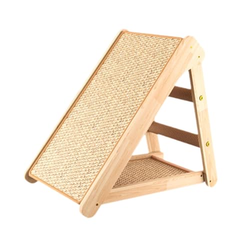 Fenteer Holzkatze Kratzer Katze Kratzpolster Vertikaler Platz Sparen Sisal Cat Kratzpolster Möbelschutz für Kitty Cat Spiele, S Fenteer Holzkatze Kratzer Katze Kratzpolster Vertikaler Platz Sparen Sisal Cat Kratzpolster Möbelschutz für Kitty Cat Spiele, S von Fenteer