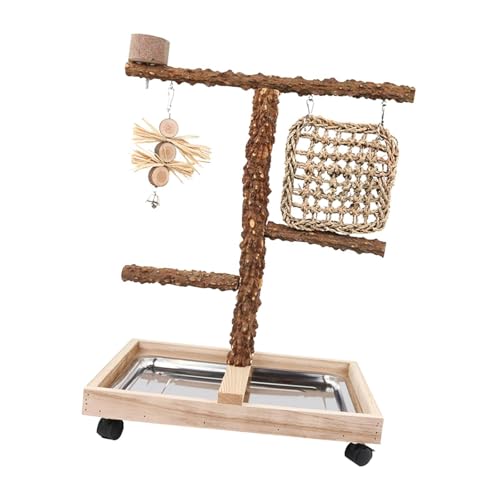 Fenteer Holzvogelspielplatz Sitzstange Plattform Vögel Kauspielzeug Sittich Laufstall für Wellensittich Käfig Zubehör Conures Kakadus Fenteer Holzvogelspielplatz Sitzstange Plattform Vögel Kauspielzeug Sittich Laufstall für Wellensittich Käfig Zubehör Conures Kakadus von Fenteer