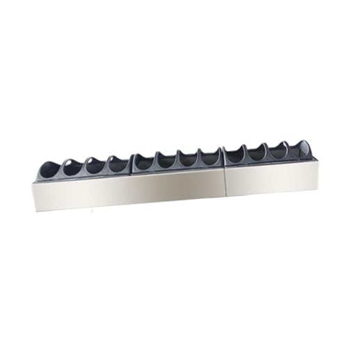Fenteer Hühnerfutterspender, Abnehmbarer Deckel, kein Abfall, leicht zu reinigen, Hühnerfutternapf-Spender, Geflügelfutterspender für Entenküken, Gänse, 60 X 11 X 4.5 cm von Fenteer