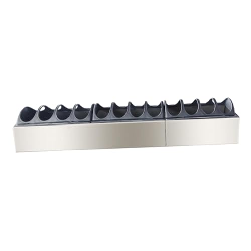 Fenteer Hühnerfutterspender, Abnehmbarer Deckel, kein Abfall, leicht zu reinigen, Hühnerfutternapf-Spender, Geflügelfutterspender für Entenküken, Gänse, 60x11x7cm von Fenteer
