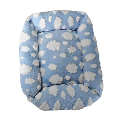 Fenteer Hundebett Katzenbett für Innenkatzen, Rechteck, Haustiersofa mit Jacquard zotteligen Waschbett für Katzen kleine Hunde Welpe, 50x48x15cm Fenteer Hundebett Katzenbett für Innenkatzen, Rechteck, Haustiersofa mit Jacquard zotteligen Waschbett für Katzen kleine Hunde Welpe, 50x48x15cm von Fenteer