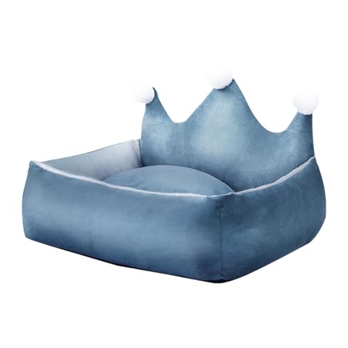 Fenteer Hundebett Katzenbetten für Hauskatzen Bequemes warmes Haustierkissen Waschbares abnehmbares Hundesofabett Haustier-Schlafmatte für Hunde Katzen, Blau, S Fenteer Hundebett Katzenbetten für Hauskatzen Bequemes warmes Haustierkissen Waschbares abnehmbares Hundesofabett Haustier-Schlafmatte für Hunde Katzen, Blau, S von Fenteer