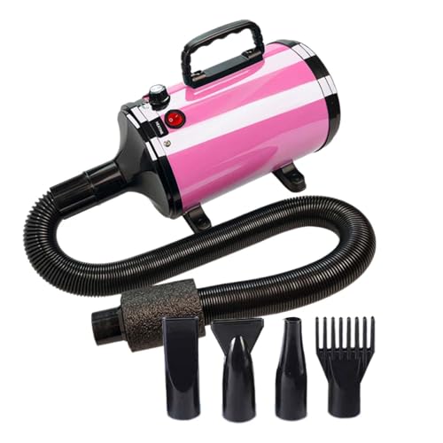 Fenteer Hundehaartrockner Hundeföhn 2000W 4 Düsen Stumm Haustierföhn Tragbarer Haartrockner Haustierpflegetrockner zum Waschen, Rosa Fenteer Hundehaartrockner Hundeföhn 2000W 4 Düsen Stumm Haustierföhn Tragbarer Haartrockner Haustierpflegetrockner zum Waschen, Rosa von Fenteer