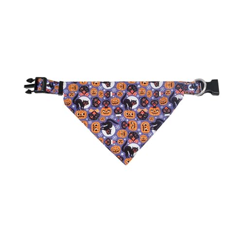 Fenteer Hundehalstuch, Halloween-Hundelätzchen, Halsband, Sommerwelpen-Kopftuch, Dreieckslätzchen, atmungsaktiv, dreieckiger Hundeschal, Haustierschal, Blau Orange Fenteer Hundehalstuch, Halloween-Hundelätzchen, Halsband, Sommerwelpen-Kopftuch, Dreieckslätzchen, atmungsaktiv, dreieckiger Hundeschal, Haustierschal, Blau Orange von Fenteer