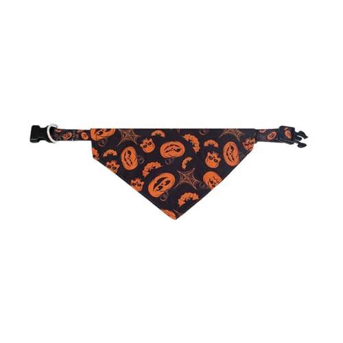 Fenteer Hundehalstuch, Halloween-Hundelätzchen, Halsband, Sommerwelpen-Kopftuch, Dreieckslätzchen, atmungsaktiv, dreieckiger Hundeschal, Haustierschal, Schwarzorange Fenteer Hundehalstuch, Halloween-Hundelätzchen, Halsband, Sommerwelpen-Kopftuch, Dreieckslätzchen, atmungsaktiv, dreieckiger Hundeschal, Haustierschal, Schwarzorange von Fenteer