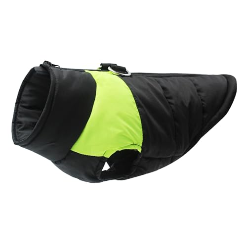Fenteer Hundemantelweste, Haustierbekleidung für kaltes Wetter, Winter-Hundeoutfits, warme Hunde, warme Welpenjacke, Winddicht, für Reisen, Partys, 4XL Grün Fenteer Hundemantelweste, Haustierbekleidung für kaltes Wetter, Winter-Hundeoutfits, warme Hunde, warme Welpenjacke, Winddicht, für Reisen, Partys, 4XL Grün von Fenteer
