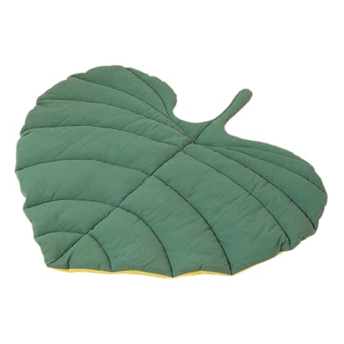 Fenteer Hundematte, Hundebettmatte, Wärmekissen, gemütlicher Schlaf, waschbar, Zwingerunterlage, Haustier-Schlafmatte für Haustiere, Herzförmiges Blatt Fenteer Hundematte, Hundebettmatte, Wärmekissen, gemütlicher Schlaf, waschbar, Zwingerunterlage, Haustier-Schlafmatte für Haustiere, Herzförmiges Blatt von Fenteer