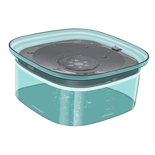 Fenteer Hundenapf, Wassernapf für Haustiere, 4 l, Großes Fassungsvermögen, rutschfest, Tropffrei, Langsames Trinken, Auslaufsicher, für Mittelgroße Und Große, Grün Fenteer Hundenapf, Wassernapf für Haustiere, 4 l, Großes Fassungsvermögen, rutschfest, Tropffrei, Langsames Trinken, Auslaufsicher, für Mittelgroße Und Große, Grün von Fenteer
