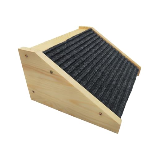 Fenteer Hunderampe für Treppen, Haustiertreppe, rutschfeste Katzentreppe für den Innenbereich, niedrig abgewinkelte Haustierrampe aus für Katzen, Hunde, von Fenteer