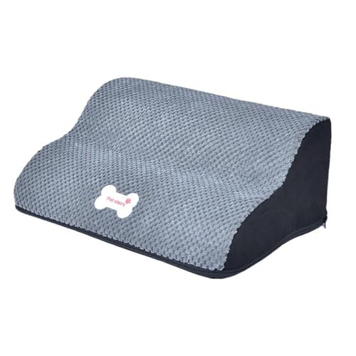 Fenteer Hunderampen, Stufen, Sofa, Bett, Leiter, stabile und rutschfeste Unterseite, hochdichter Schwamm, vielseitig einsetzbar für den Innenbereich, Auto, Grau 15cm Höhe Fenteer Hunderampen, Stufen, Sofa, Bett, Leiter, stabile und rutschfeste Unterseite, hochdichter Schwamm, vielseitig einsetzbar für den Innenbereich, Auto, Grau 15cm Höhe von Fenteer