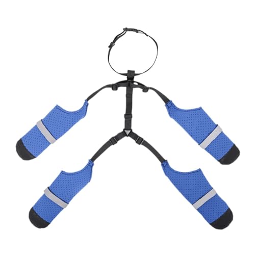 Fenteer Hundestiefel mit Hosenträgern, wasserdichte Hundestiefeletten-Leggings, Pfotenschutz, weich mit zusätzlichem Riemen, Hundeschuhe zum Laufen an, m Fenteer Hundestiefel mit Hosenträgern, wasserdichte Hundestiefeletten-Leggings, Pfotenschutz, weich mit zusätzlichem Riemen, Hundeschuhe zum Laufen an, m von Fenteer
