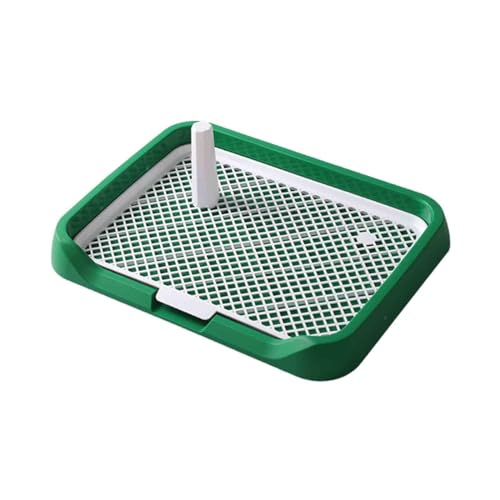Fenteer Hundetöpfchen-Toiletten-Trainingstablett, Hundetoilette, abnehmbar, 46 x 35 x 5 cm, Haustier-PIPI-Toilette, Welpen-PIPI-Pad-Halter, Töpfchentrainer, Grün Fenteer Hundetöpfchen-Toiletten-Trainingstablett, Hundetoilette, abnehmbar, 46 x 35 x 5 cm, Haustier-PIPI-Toilette, Welpen-PIPI-Pad-Halter, Töpfchentrainer, Grün von Fenteer