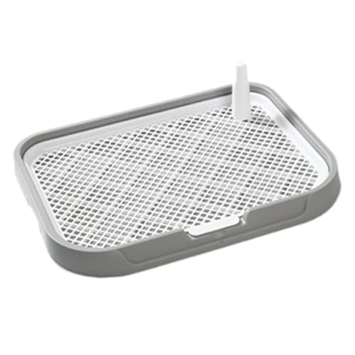 Fenteer Hundetoilette, Hundetöpfchen, Toilette, Abnehmbarer Pfosten, Spritzschutz, Halter für Hundeunterlage, Hundetoilette für und andere Haustiere im, grau Fenteer Hundetoilette, Hundetöpfchen, Toilette, Abnehmbarer Pfosten, Spritzschutz, Halter für Hundeunterlage, Hundetoilette für und andere Haustiere im, grau von Fenteer