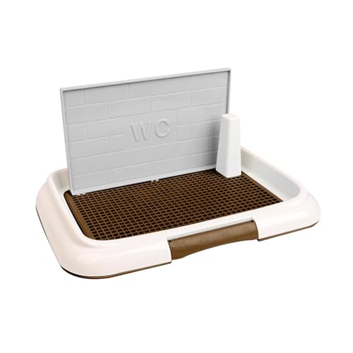 Fenteer Hundetoilette, Netz-Trainingstoilette, Töpfchen-Tablett, hält Pfoten und Böden sauber, Hunde-Töpfchen-Tablett für den Innenbereich, Kaffee Fenteer Hundetoilette, Netz-Trainingstoilette, Töpfchen-Tablett, hält Pfoten und Böden sauber, Hunde-Töpfchen-Tablett für den Innenbereich, Kaffee von Fenteer