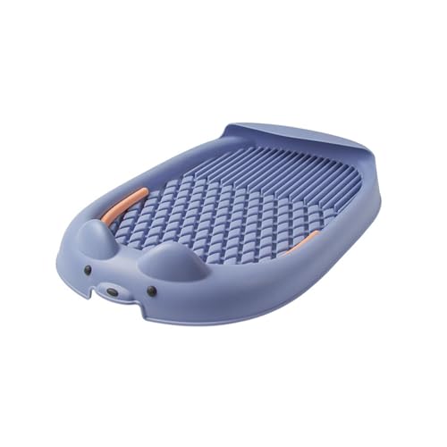 Fenteer Hundetrainingstoilette, Katzentoilette, hält den Boden sauber, Bettpfanne, Katzentoilette, Halter für PIPI-Pad, Töpfchen für kleine und mittelgroße, Grau Fenteer Hundetrainingstoilette, Katzentoilette, hält den Boden sauber, Bettpfanne, Katzentoilette, Halter für PIPI-Pad, Töpfchen für kleine und mittelgroße, Grau von Fenteer
