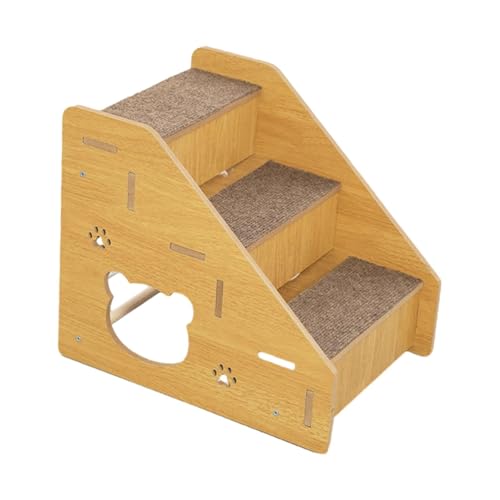 Fenteer Hundetreppe Ornament Anti Slip Easy Assembly Multifunktionale tragbare Geschenke Welpe Essentiell für ältere Hunde Sofa Hochbett Kätzchen, 3. Schritt Fenteer Hundetreppe Ornament Anti Slip Easy Assembly Multifunktionale tragbare Geschenke Welpe Essentiell für ältere Hunde Sofa Hochbett Kätzchen, 3. Schritt von Fenteer
