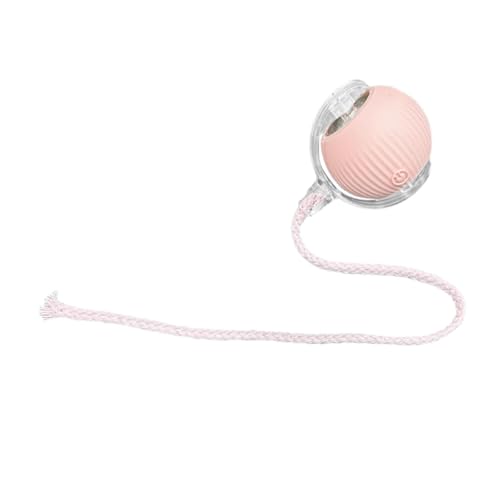 Fenteer Interaktiver Katzenspielzeugball, rollender Ball, Leichter, lustiger tragbarer, intelligenter, beweglicher Ball, automatisches Katzenspielzeug zum, Rosa Fenteer Interaktiver Katzenspielzeugball, rollender Ball, Leichter, lustiger tragbarer, intelligenter, beweglicher Ball, automatisches Katzenspielzeug zum, Rosa von Fenteer